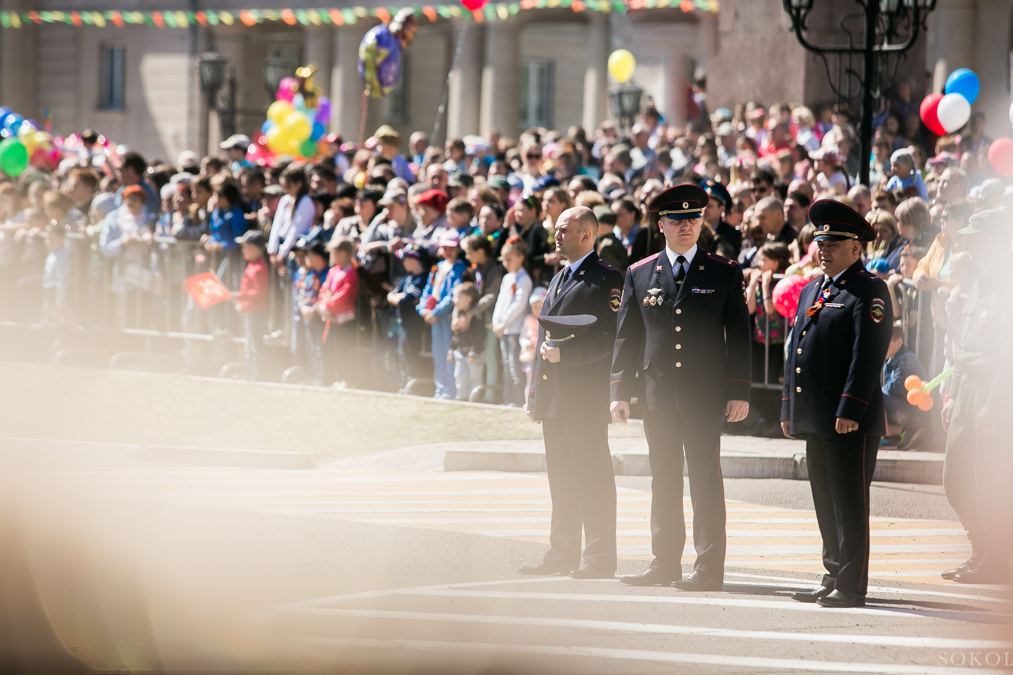 Парад 9.05.2017 мая в Ангарске.Фото: Сокол & Кобзева