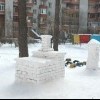 Снеговиковая Емелина печка