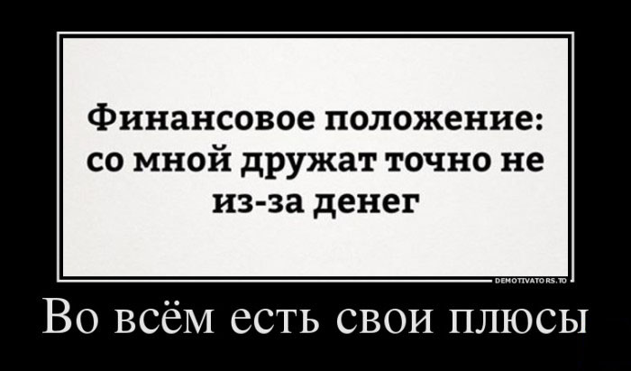 Финансовое положение