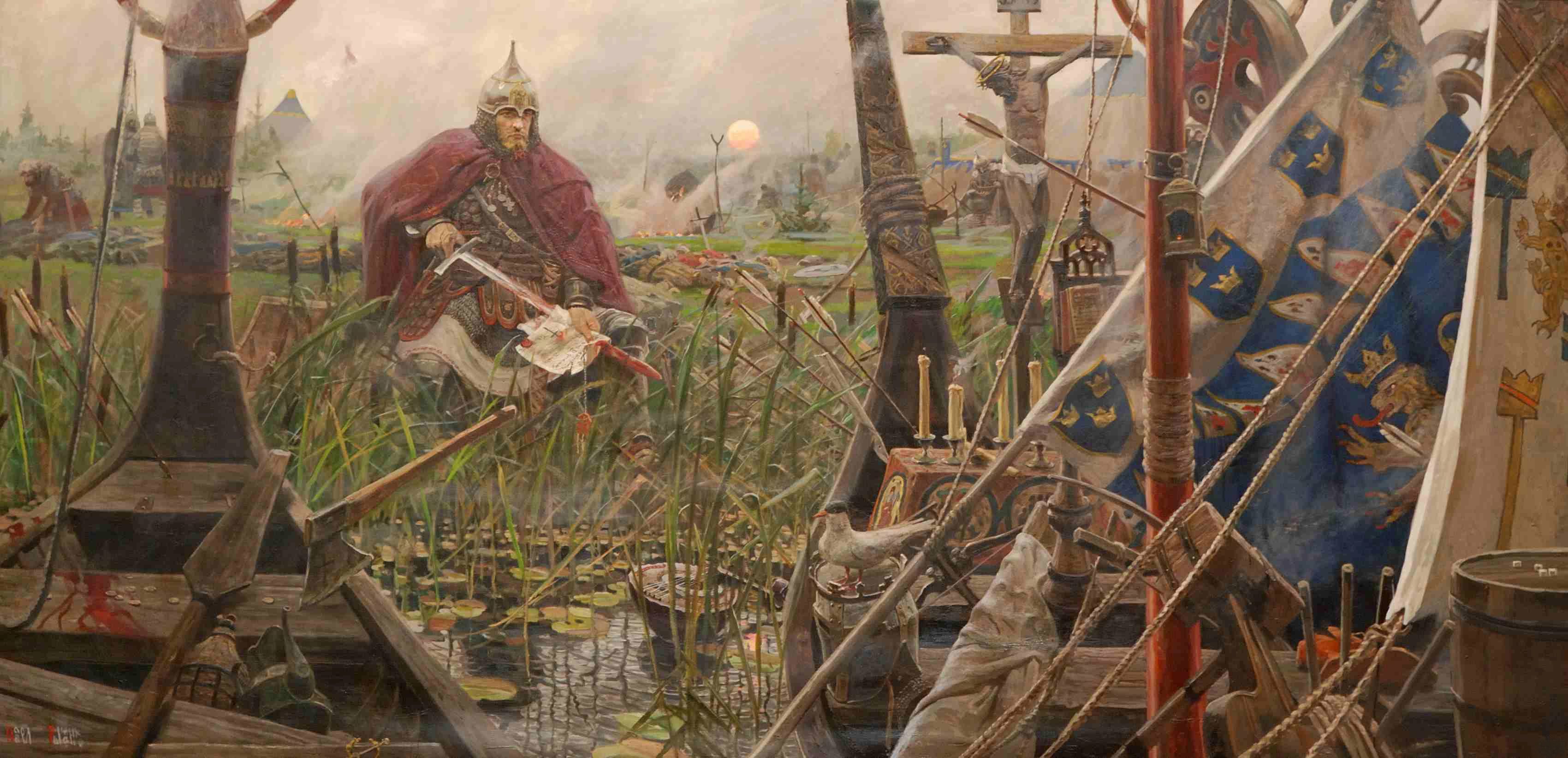 Александр Ярославович: финал Невской битвы