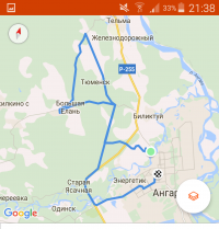 Карта маршрута