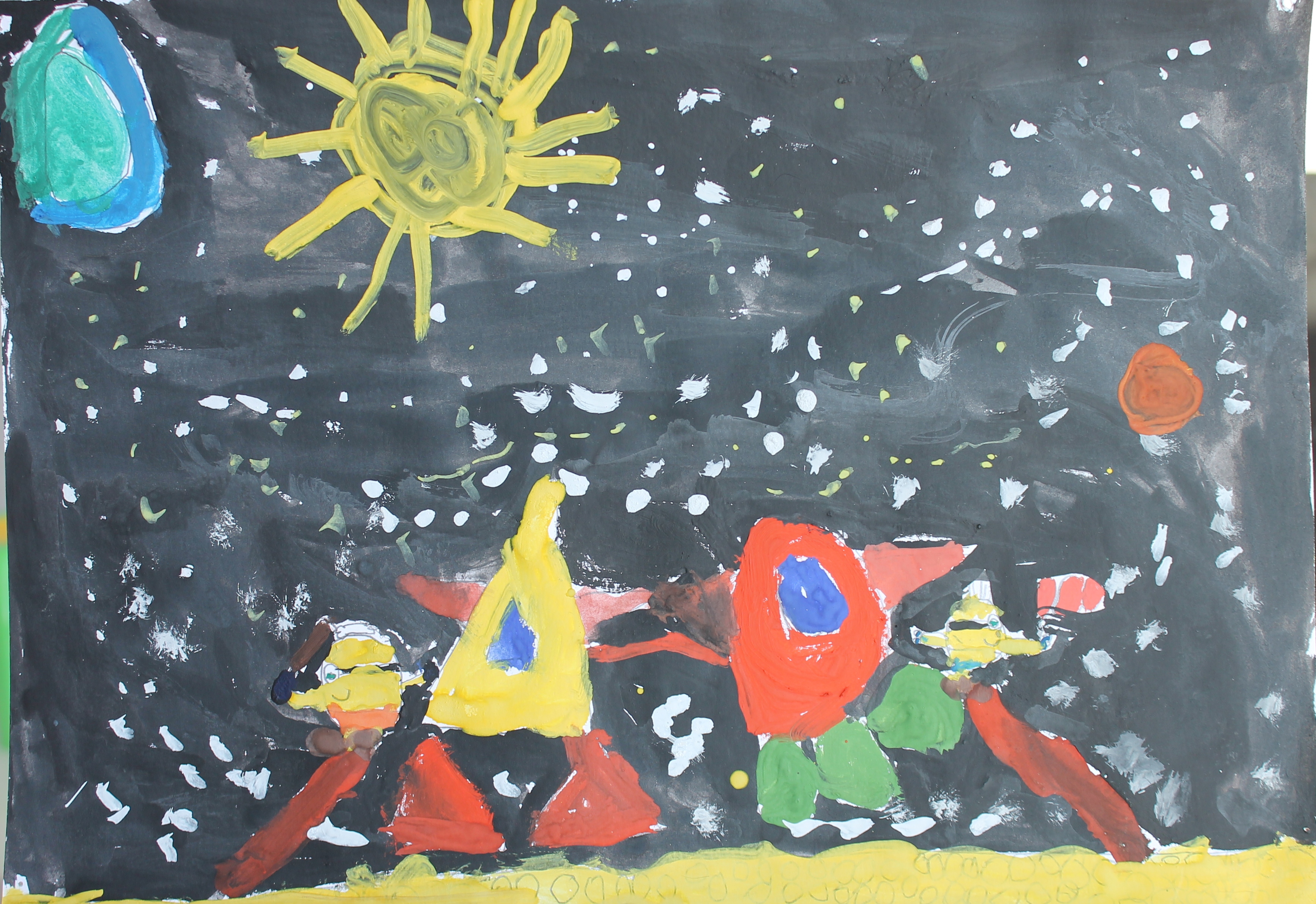 Павличенко Захар 6лет. Космос