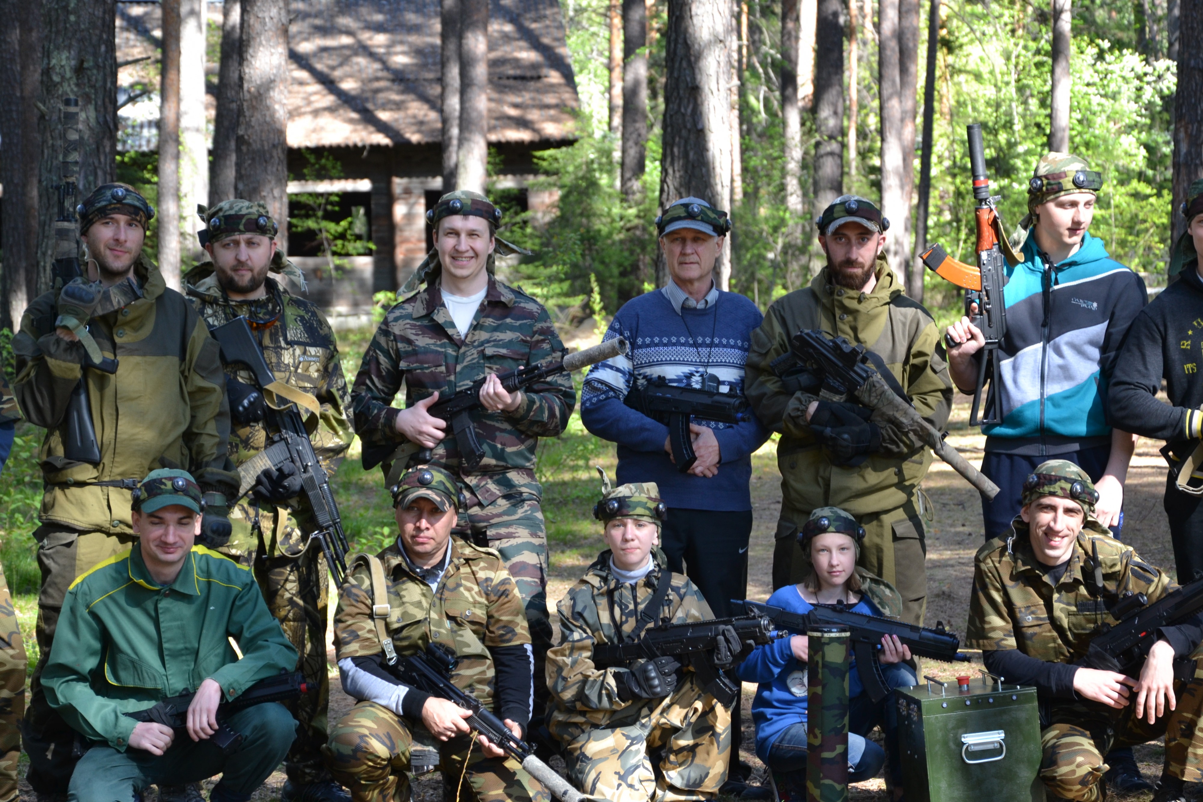 Бойцы ВЛК Диверсант