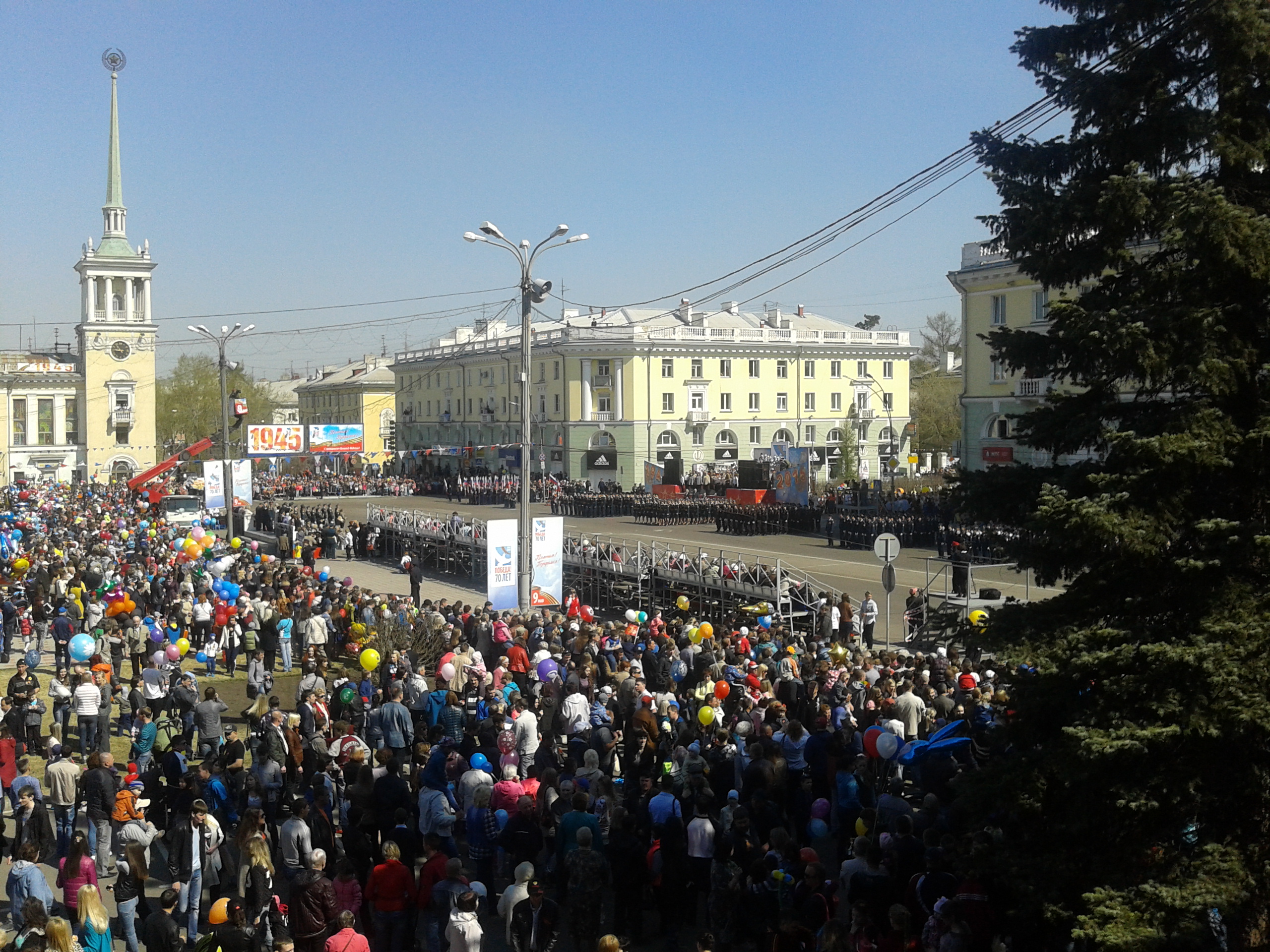 9 мая. перед началом.