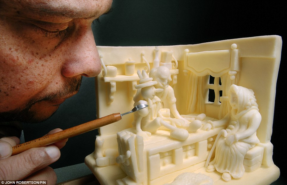 скульптуры из масла