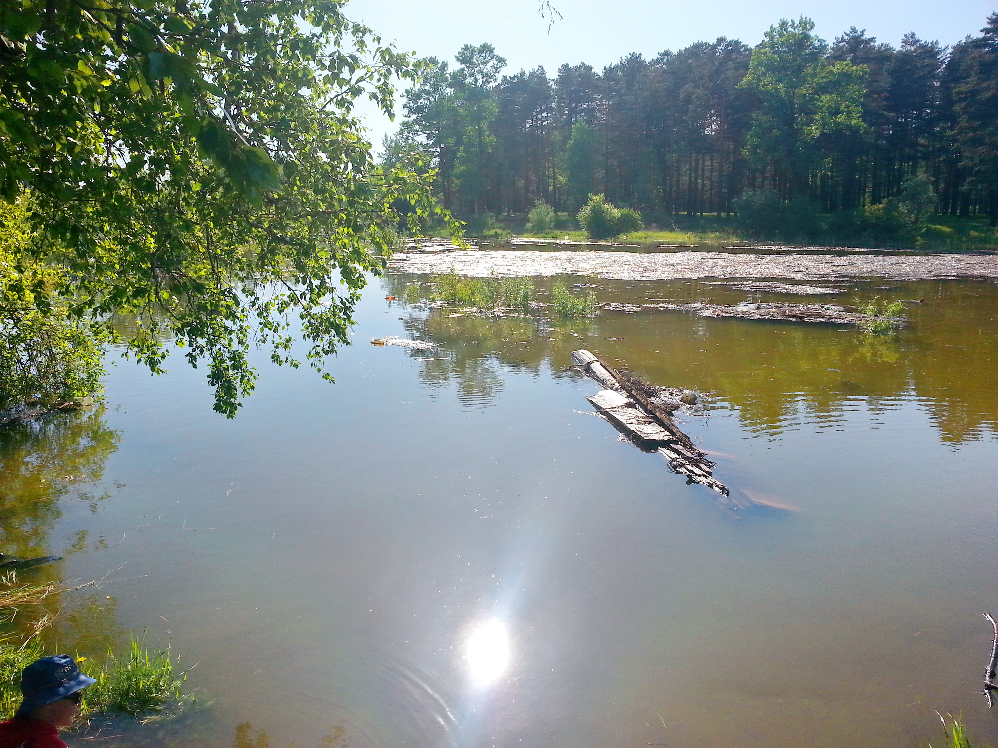 утопленный мостег .....