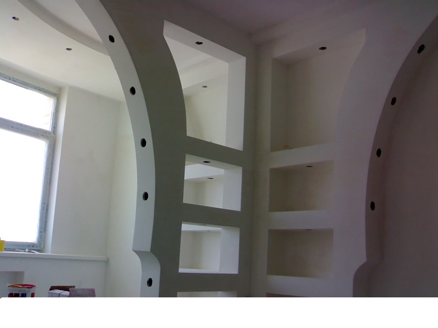 оформление проемов гипсокартоном