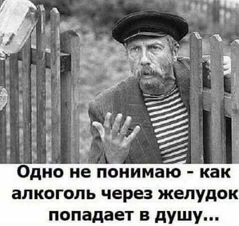 Алкоголь и душа