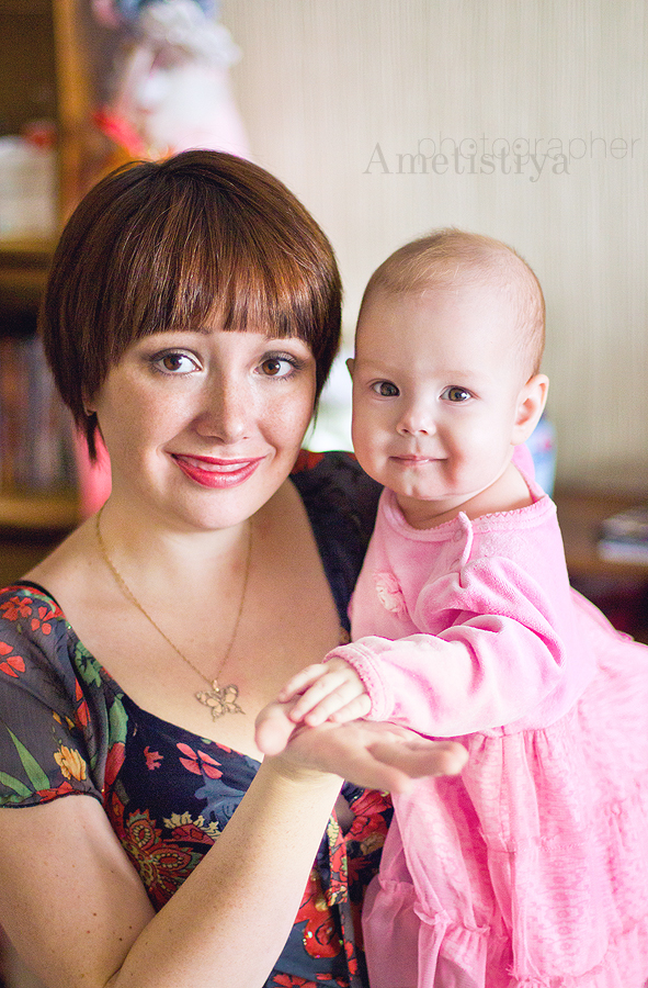 Мама и дочка.