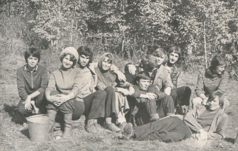 1978 Ангарск, ТУ-4, Группа 14 КИП в колхозе