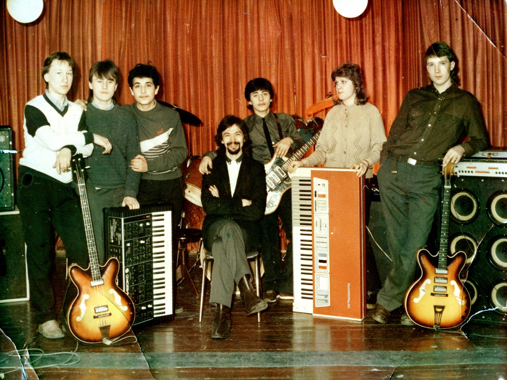 Борис Томилов, фото конца 80-х. Ангарск. ПТУ-36