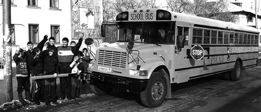 Жёлтый автобус из Братска