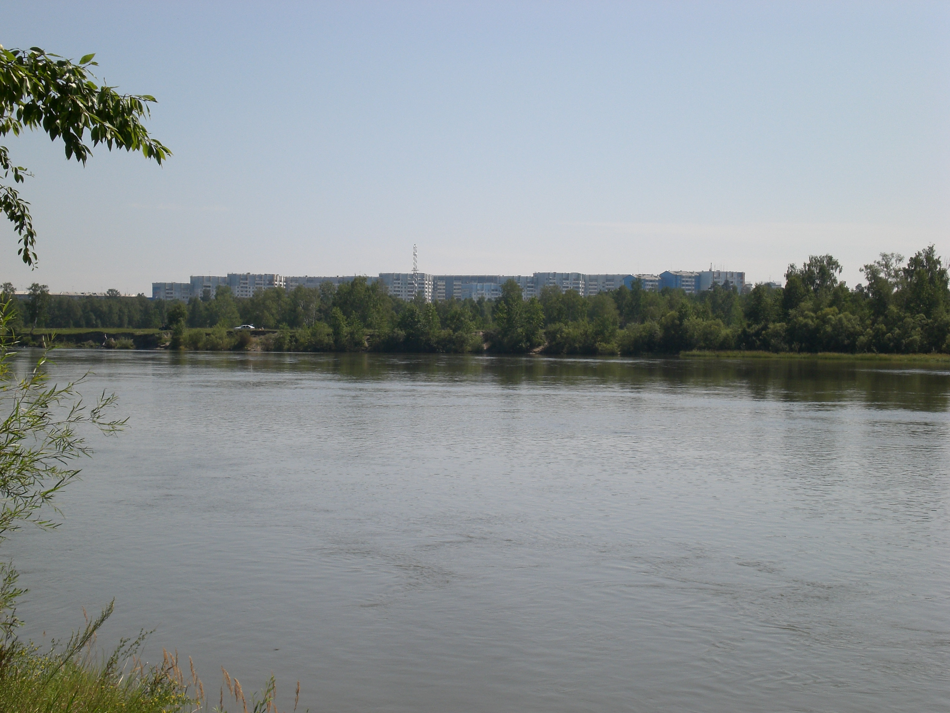 Ангарск с другого берега Китоя