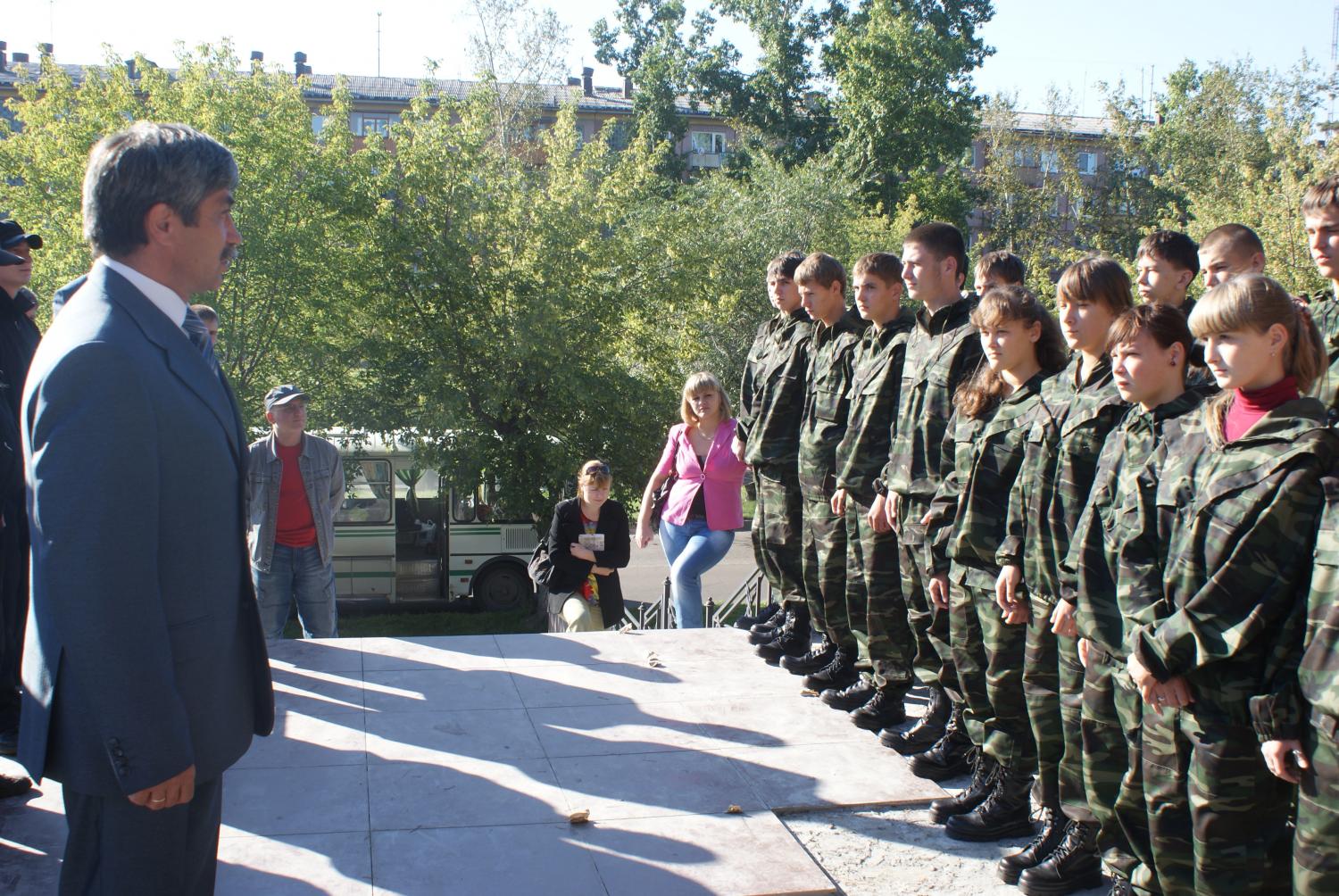 Леонид Михайлов произнёс напуственную речь