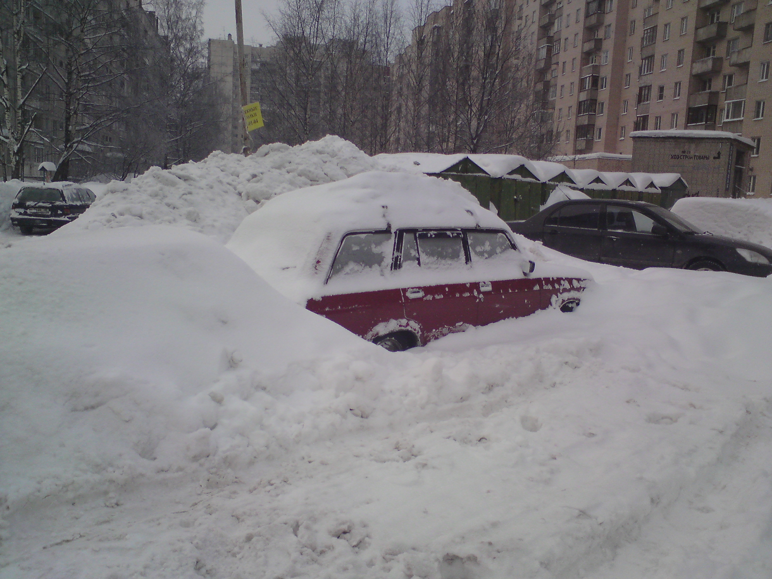 уборка снега в питере