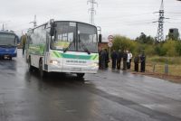 Автобус КАВЗ въехал на дорогу первым