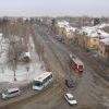 С крыши политехникума:вид на ул. Олега Кошевого. Фото Сергея Грибанова