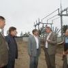 Леонид Михайлов на строительной площадке подстанции "Прибрежная"