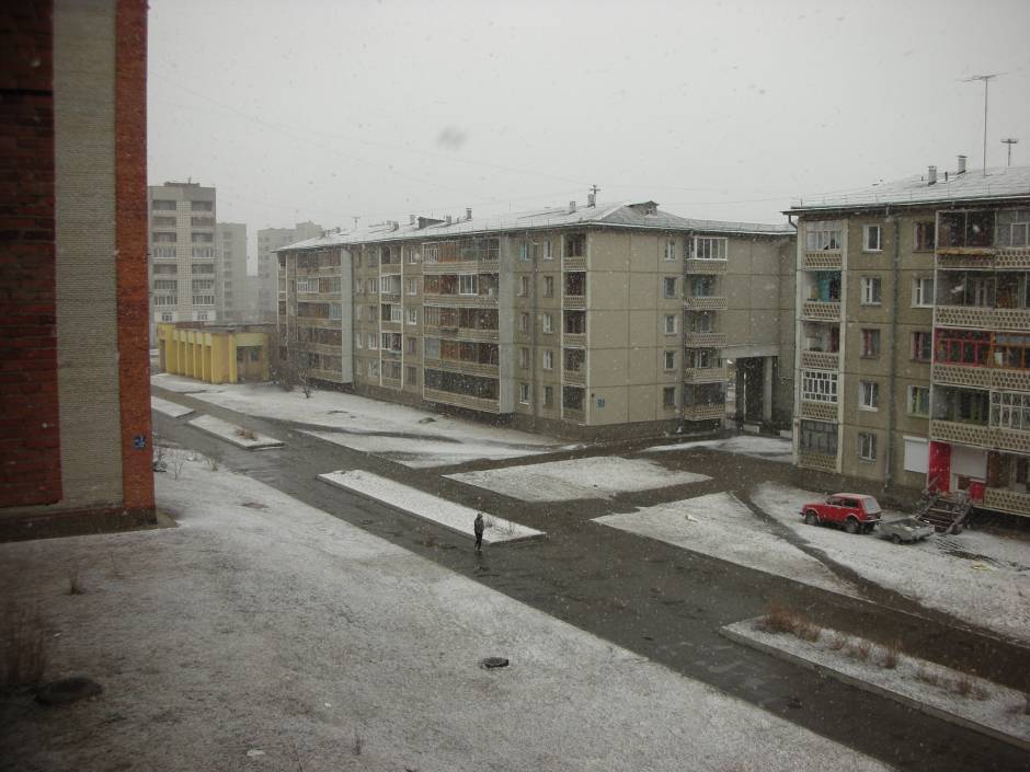 снова снег!