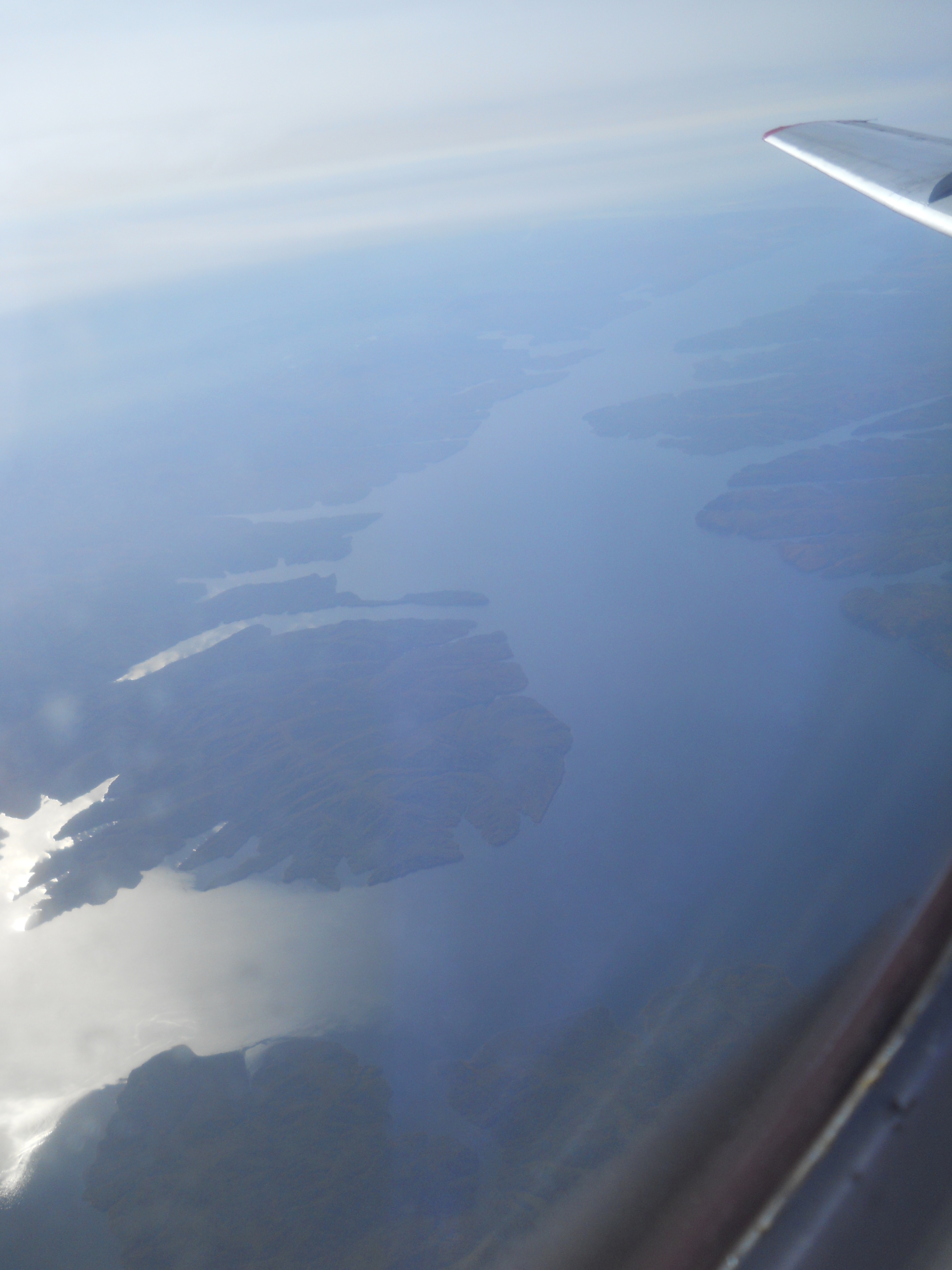 9100 метров над Красноярским водохранилищем