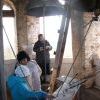 Батюшка разрешил нам забраться на колокольню, а звонарь дал позвонить. колокольню Батюшка разрешил нам забраться на колокольню, а звонарь дал позвонить. колокольню