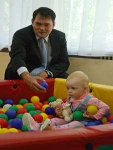 А.П.Козлов в детском саду