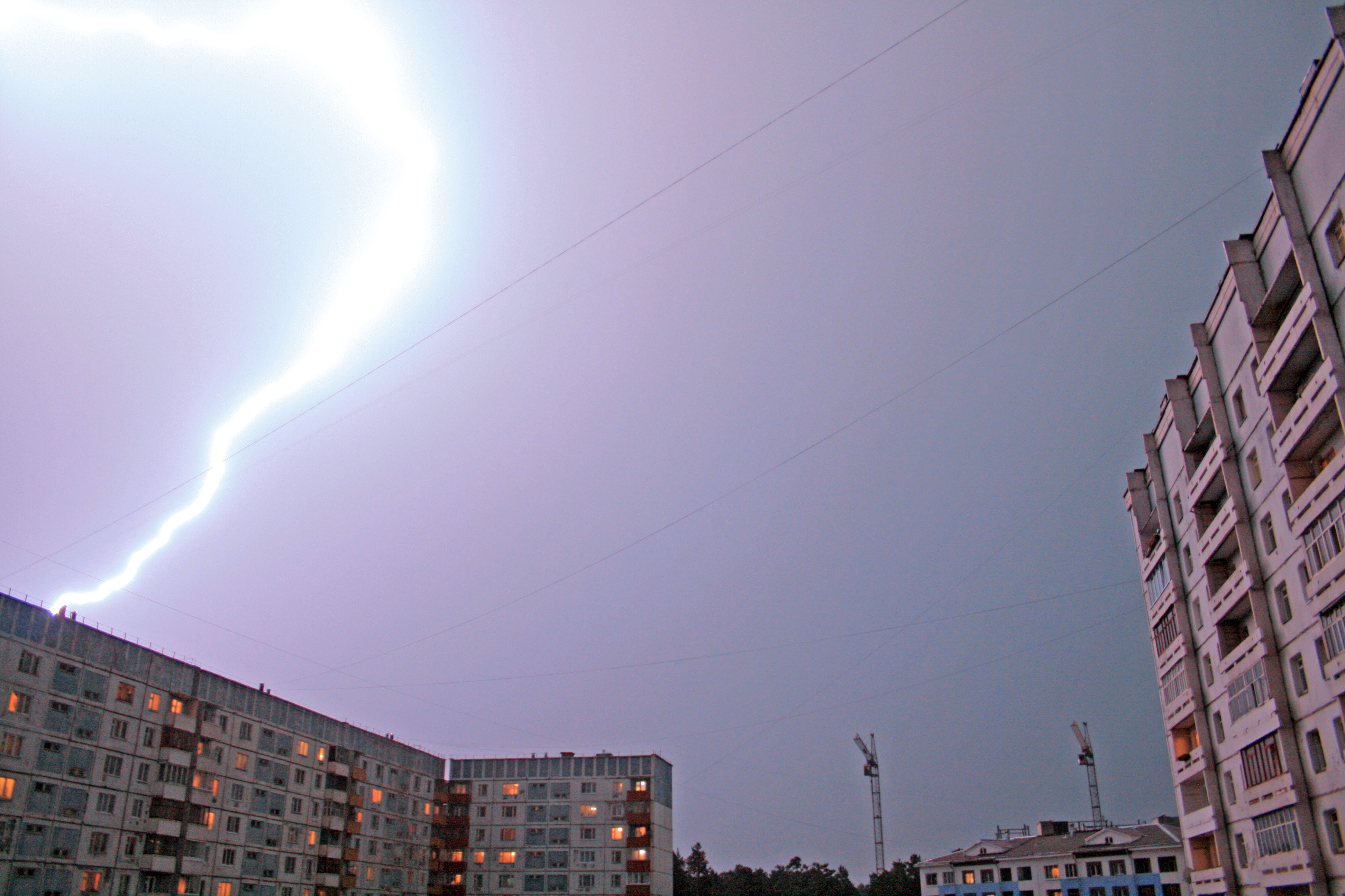 Ночная гроза над Ангарском2