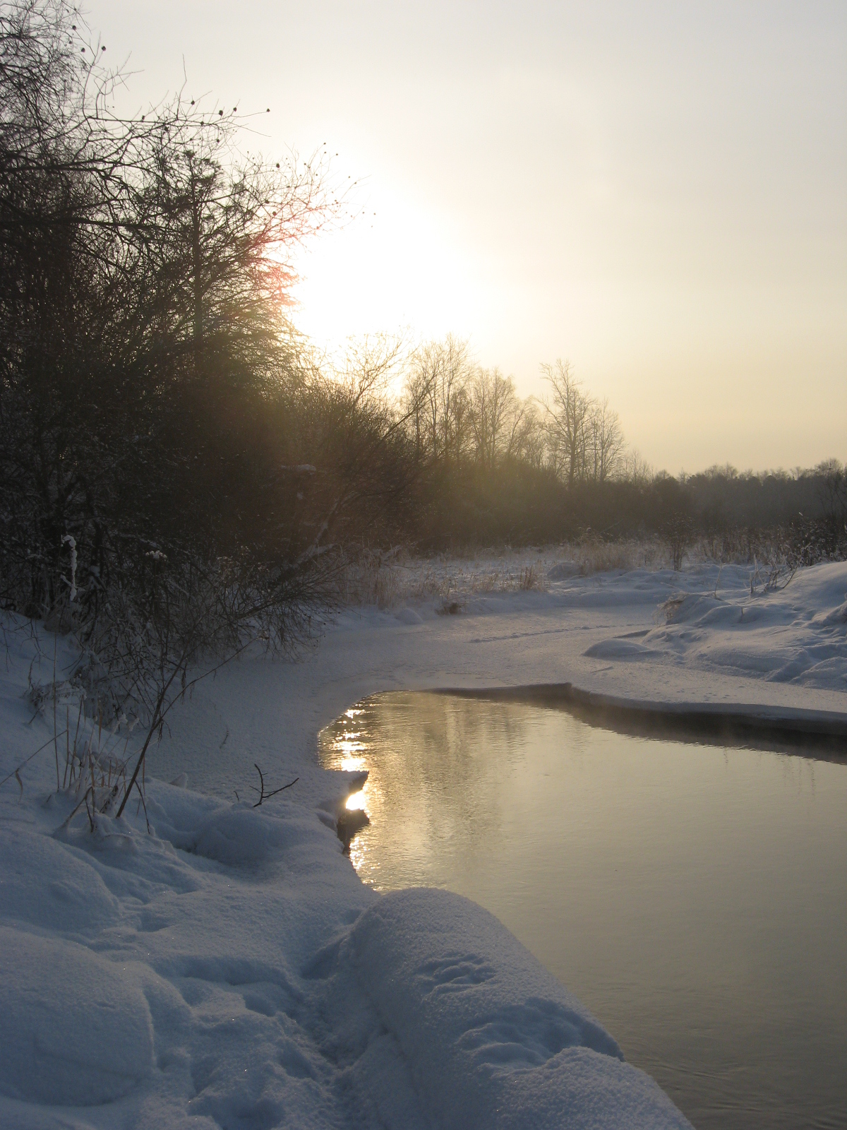 Зимний вечер на Еловке