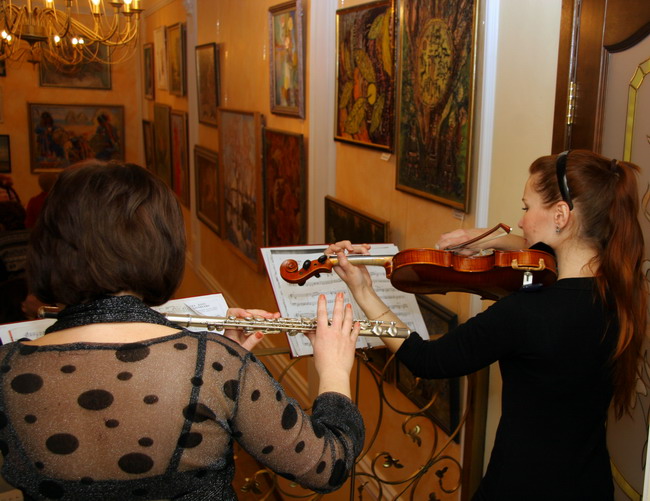 Открытие выставочного зала "Худ.фонда" 17 февраля 2010