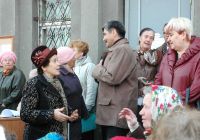 Леонид Михайлов на встрече с жителями Китоя Леонид Михайлов на встрече с жителями Китоя