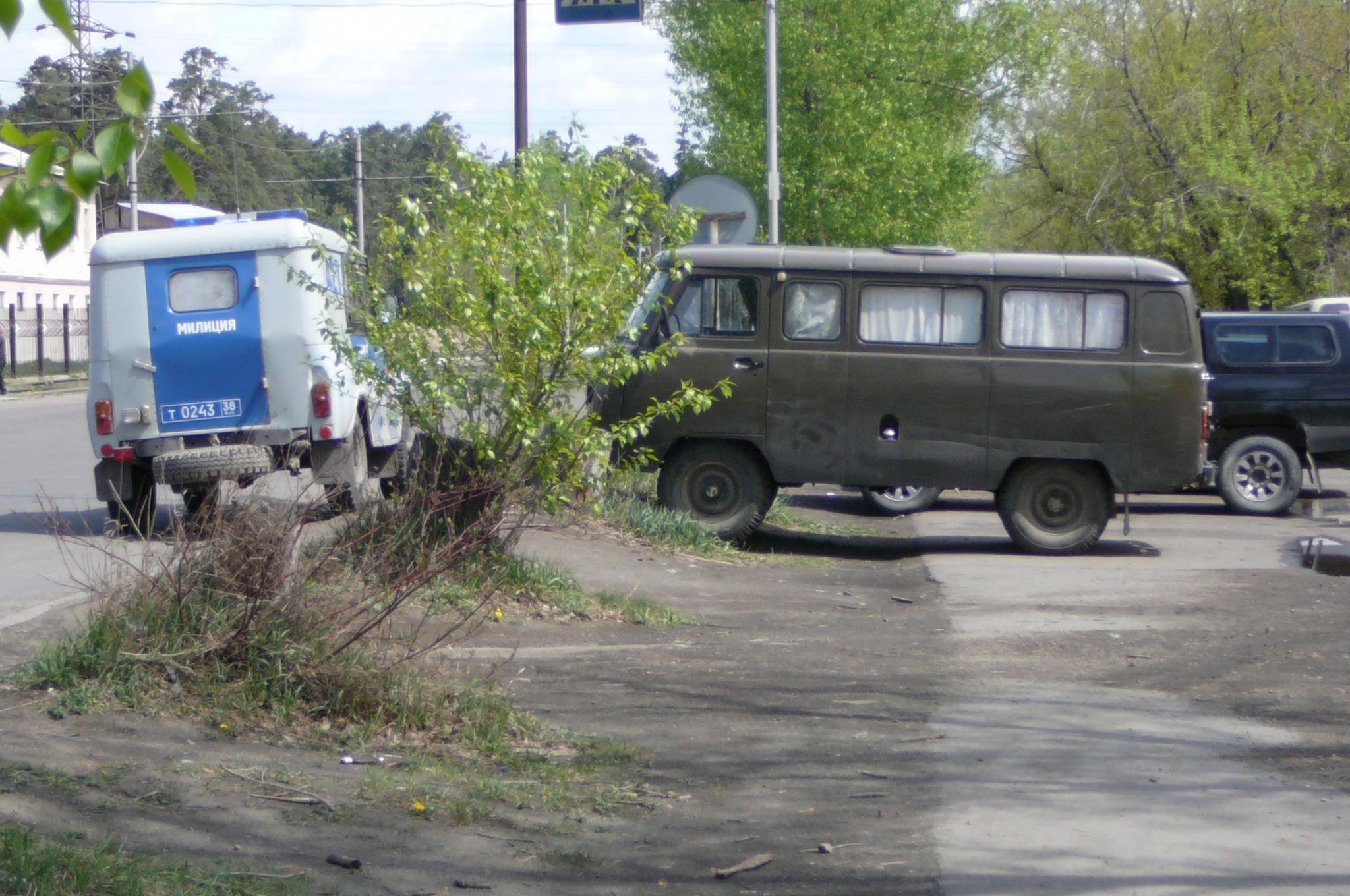 Милиции негде проехать...