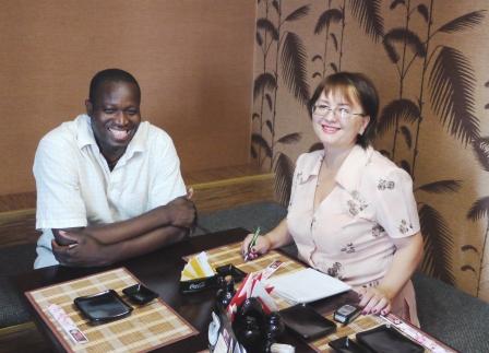 Франсуа Дембеле и Майя Флейштер