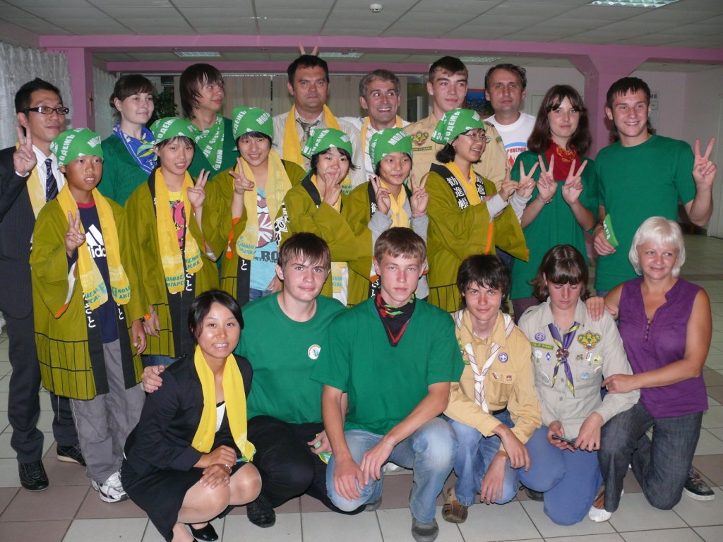 Участники встречи с побратимами из Японии 2010г.