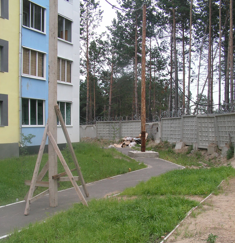 Тропинки для столбов?