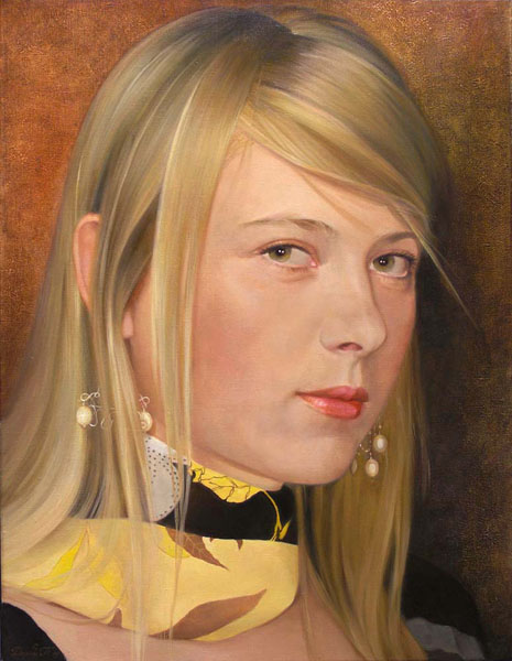 Portret Mashi Sharapovoy