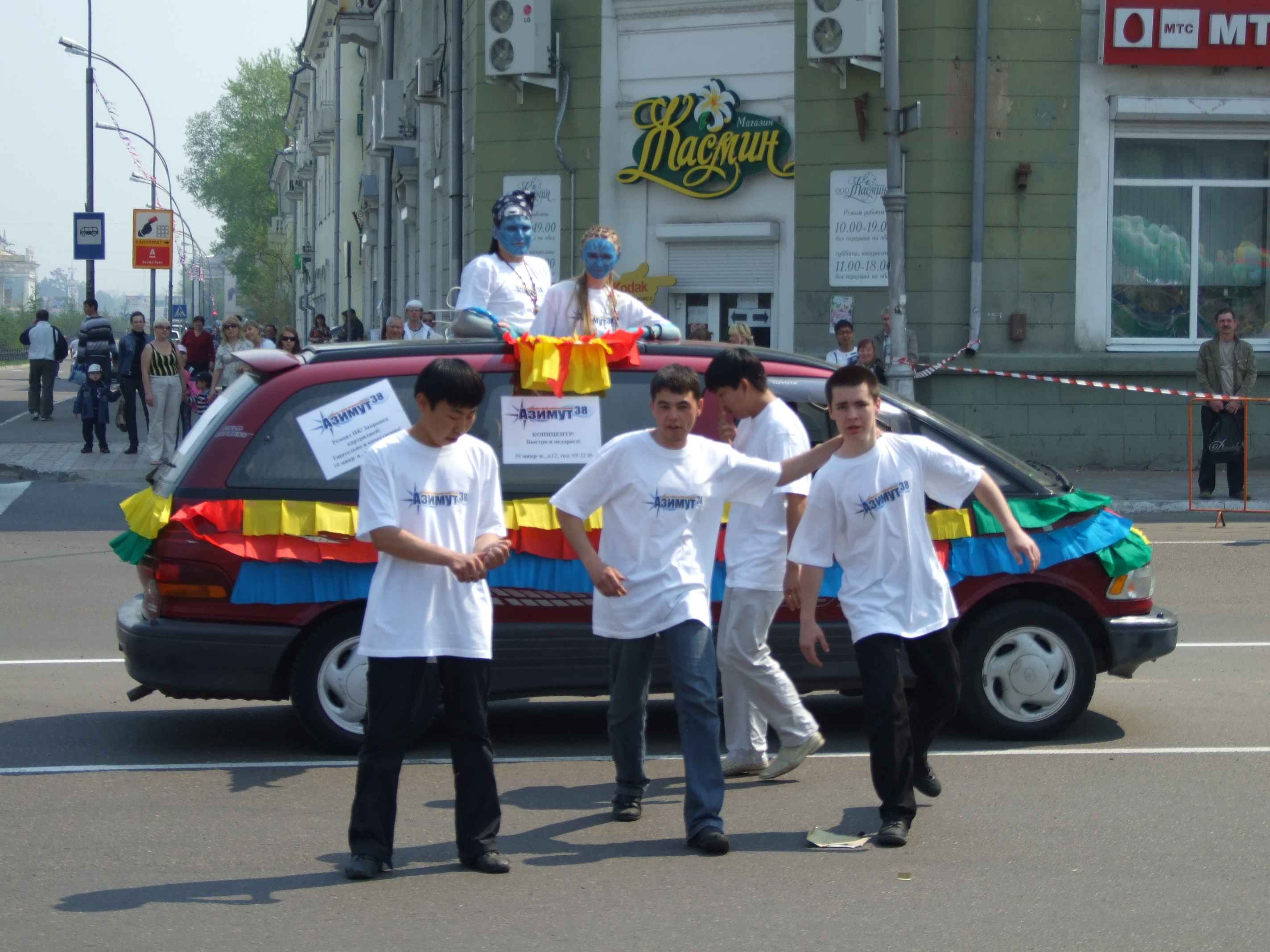 Шутки юмора от нашей группы поддержки - молодых квнщиков Ангарска