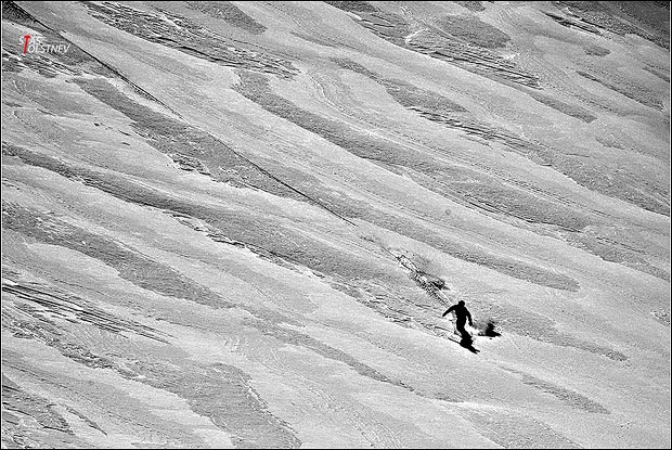 Покатушки на леднике