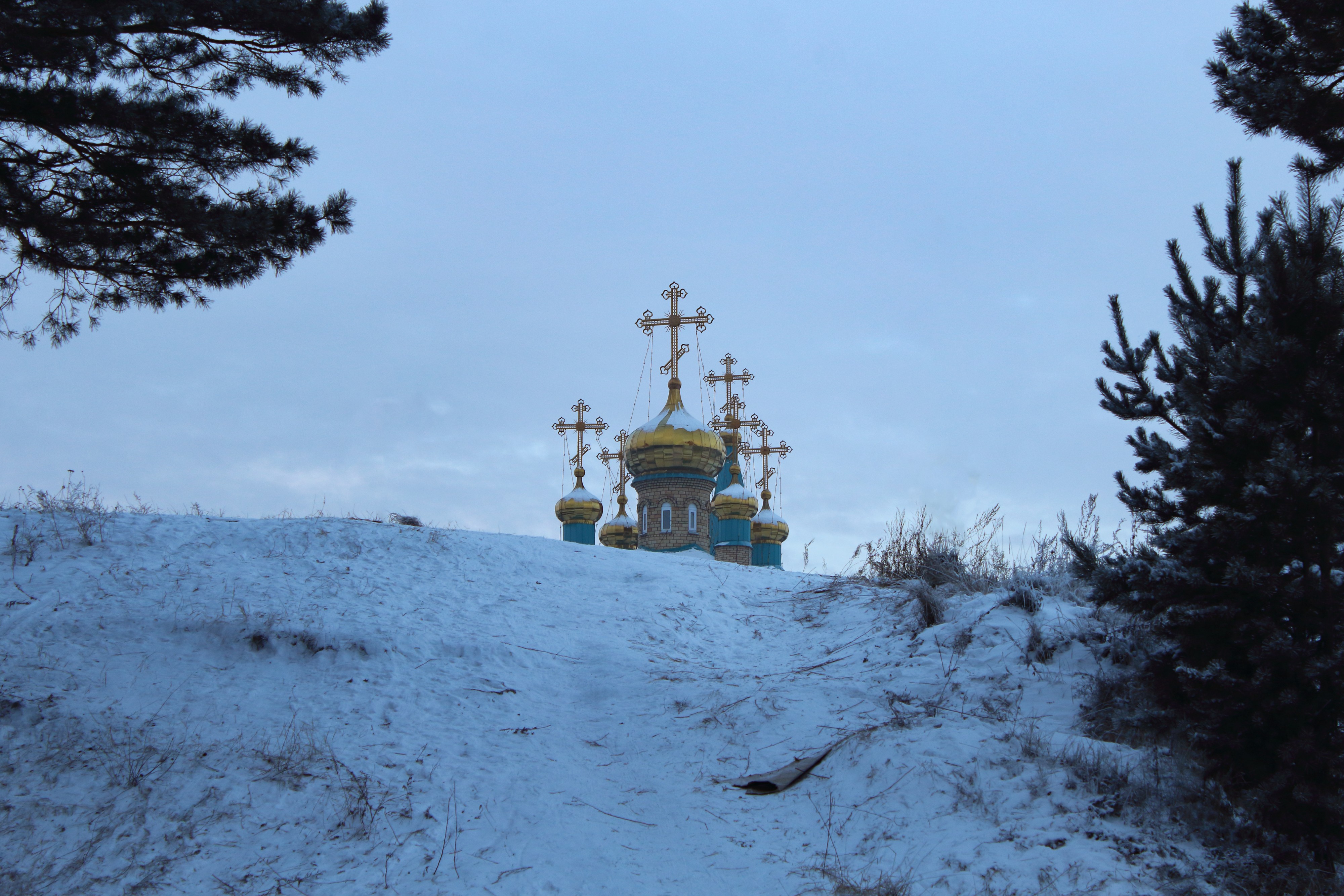 Православный храм. с. Сосновка. Усольский район, Иркутская область.