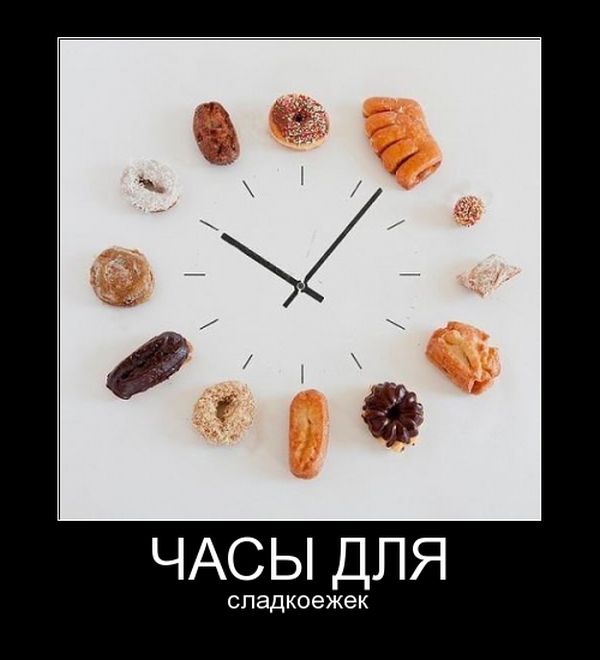 Часы для сладкоежек
