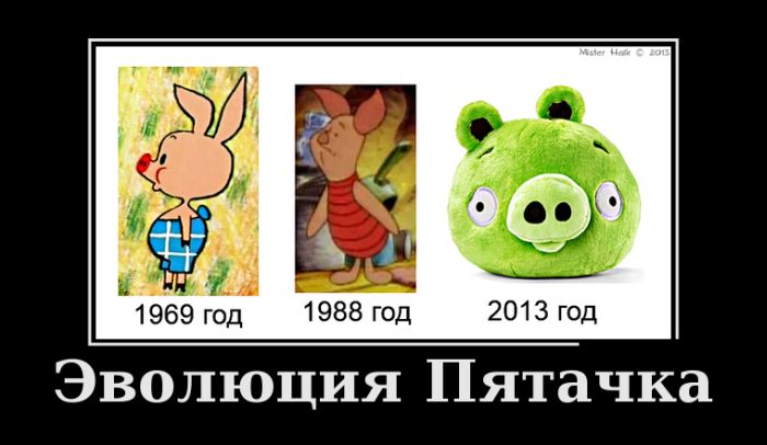 Эволюция пятачка
