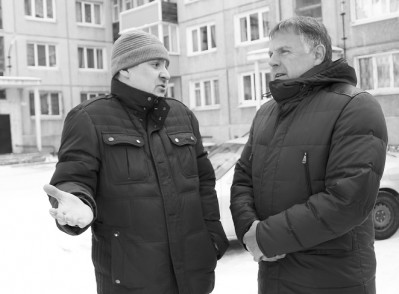 Д.Торбеев и мэр Ангарска С.Петров