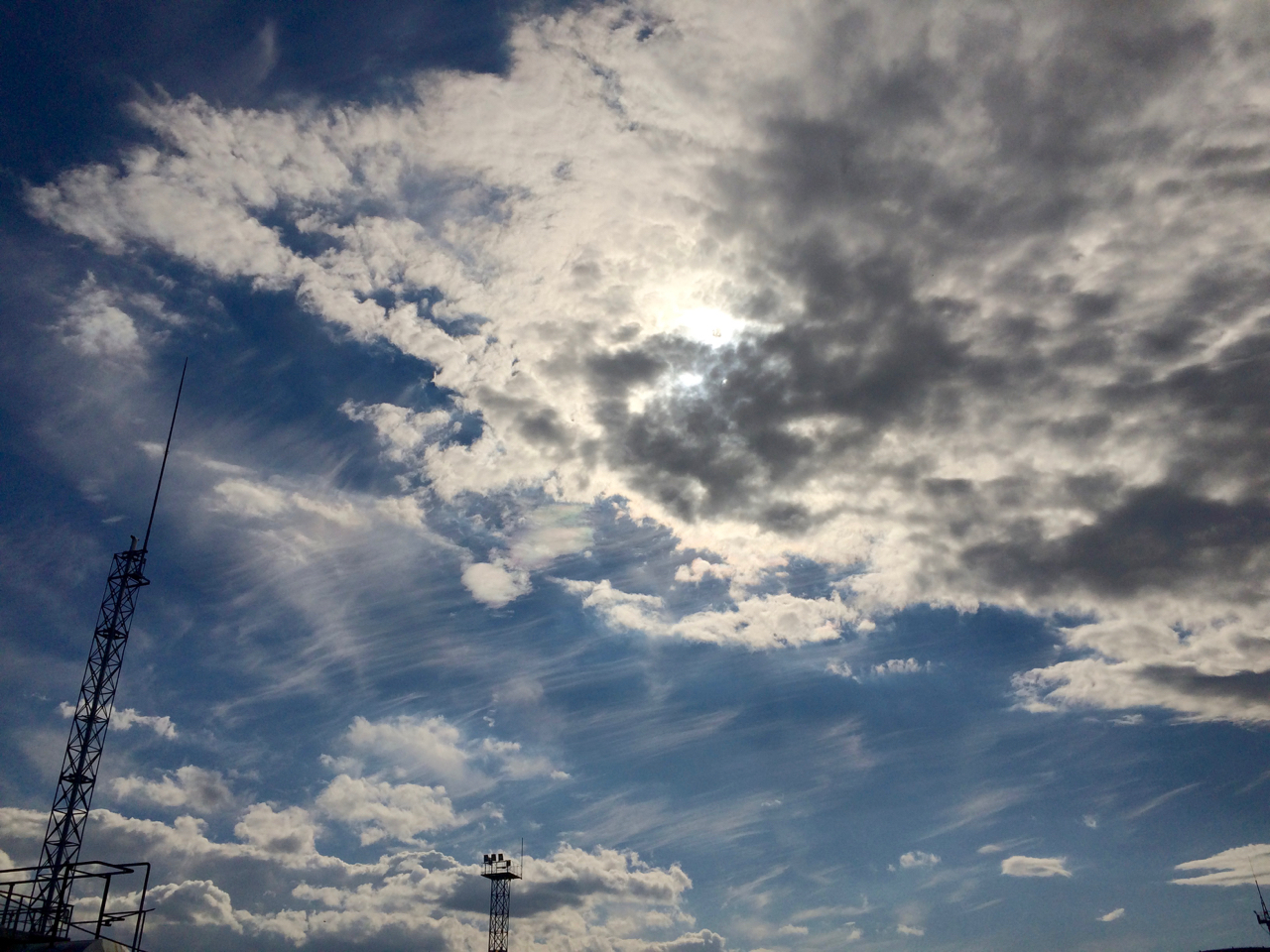 Просто облака.