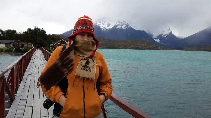 ветреный день на озере Пехое 