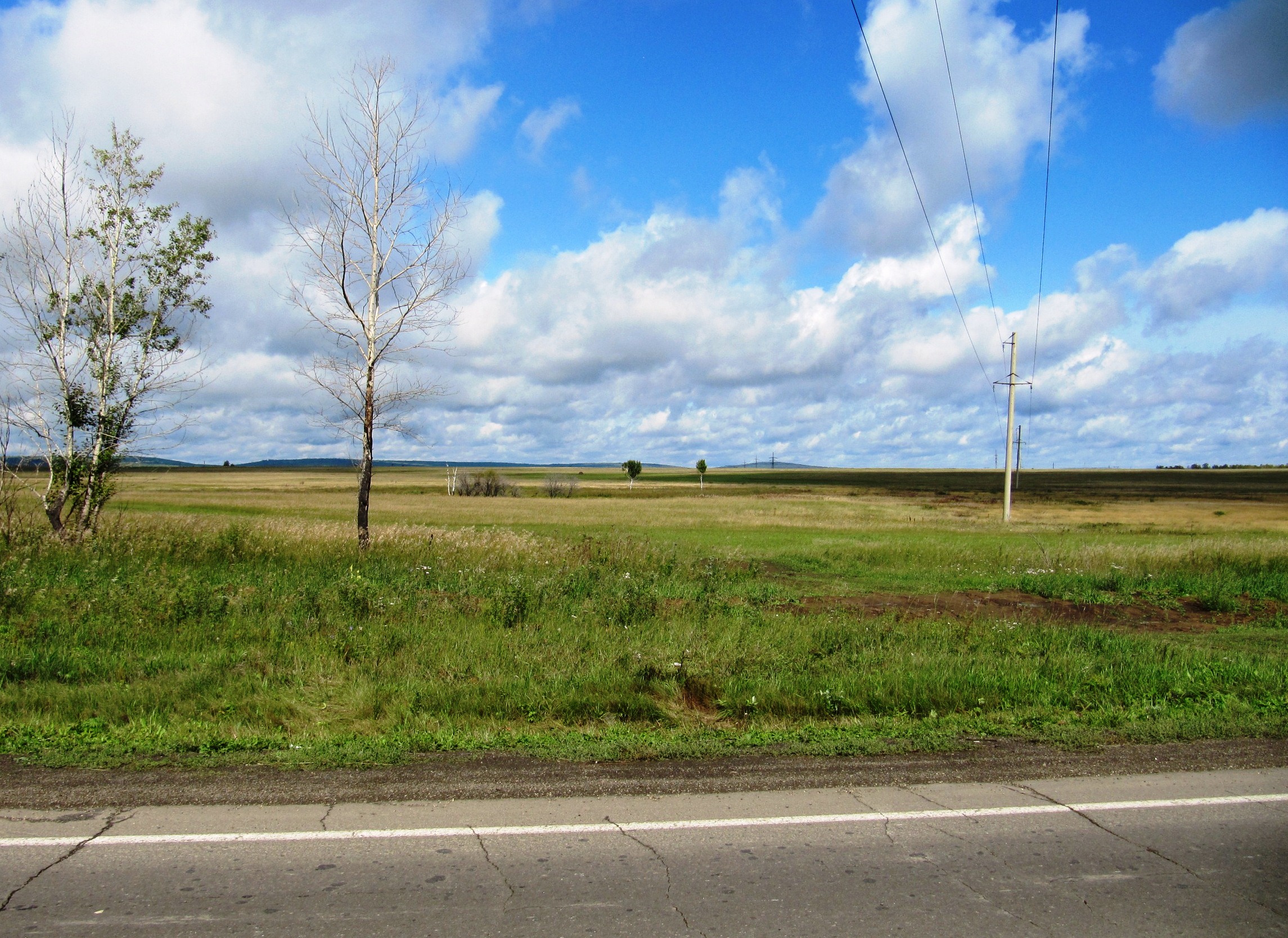 Едем с Красноярска домой, любуемся пейзажами.
