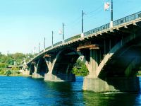 Ангарский мост в Иркутске