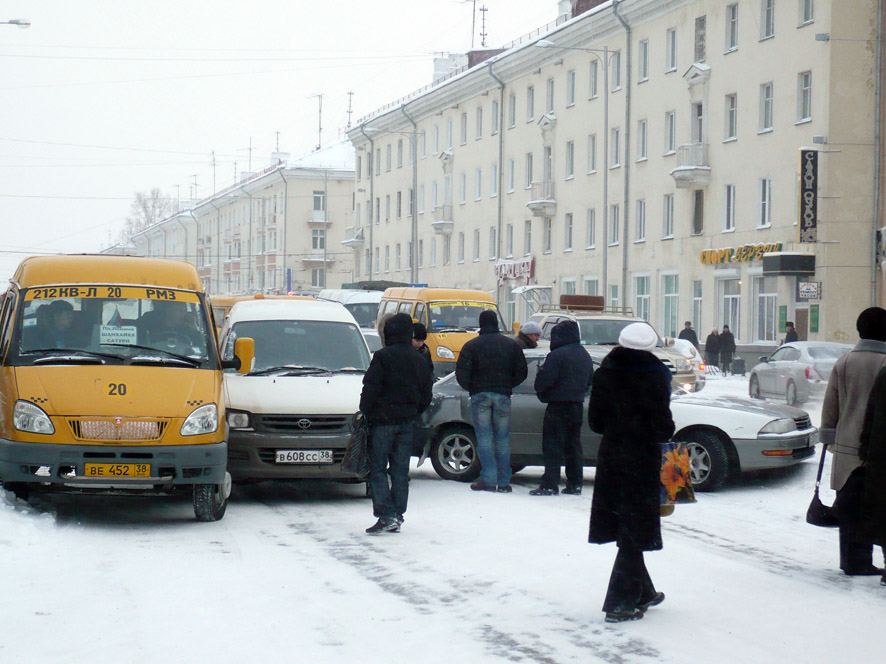 Эта авария произошла в декабре 2009 года, в час пик