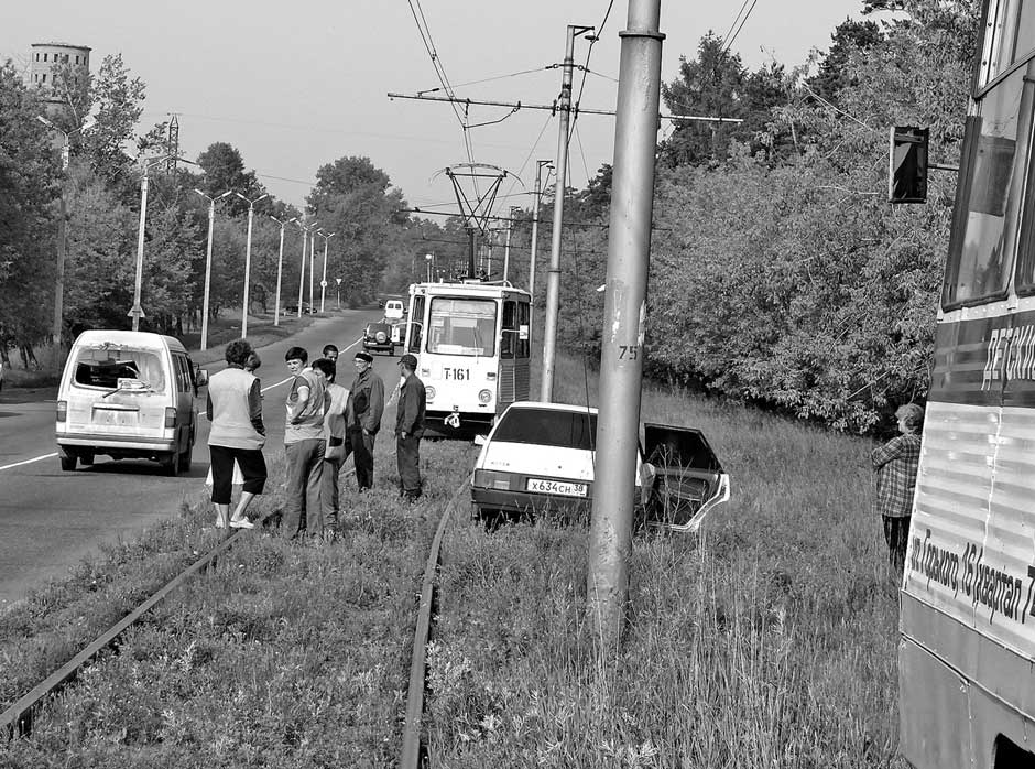 Пьяный на рельсах