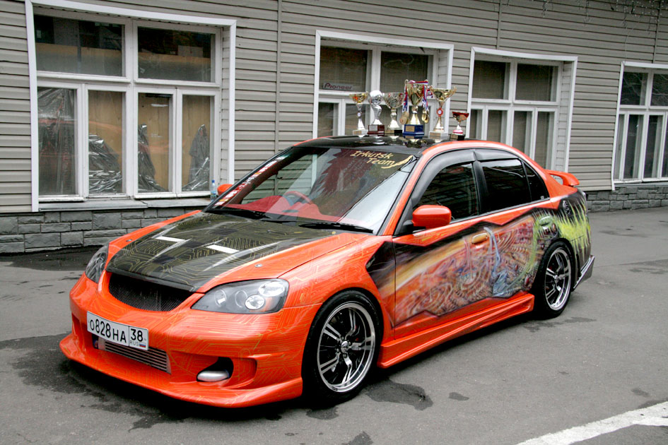 «Хонда-Цивик» Романа МЕЩЕРЯКОВА, машина, у которой хочется сфотографироваться