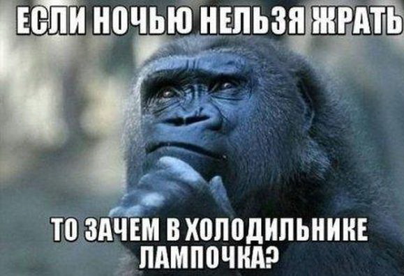 Лампочка в холодильнике