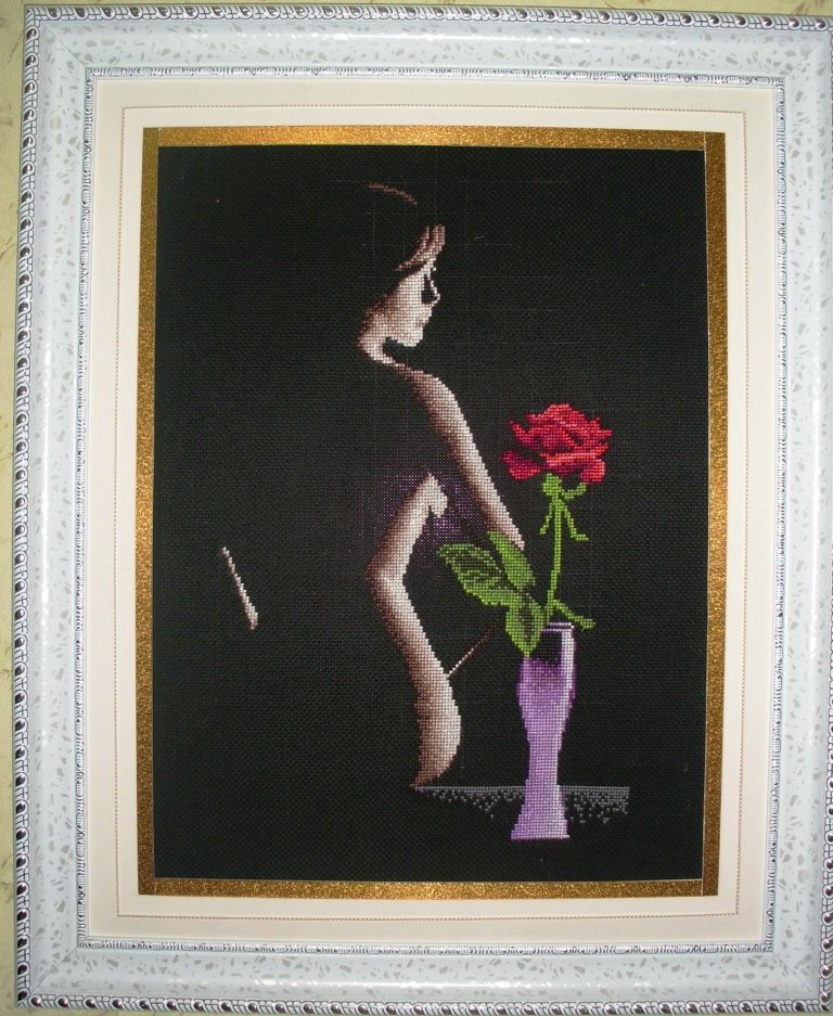 Девушка как роза